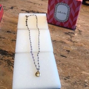 Stella & Dot La Folie necklace-purple